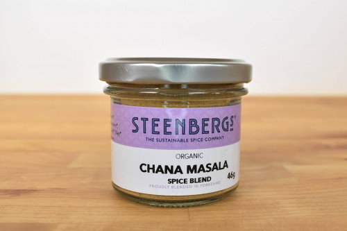 Steenbergs Organic Chana Masala Curry Mix from the Steenbergs UK  online shop for organic indian spices and curry mixes.