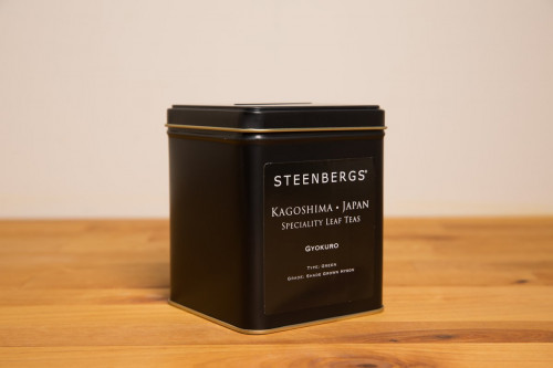 Steenbergs Gyokuro Loose Leaf Green Tea 125g Tin from the Steenbergs UK online shop for loose leaf green teas.