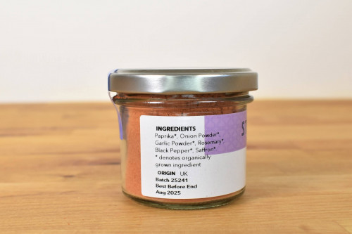 Steenbergs Organic Paella Spice includes organic saffron, part of The Sustainable Spice company's range.