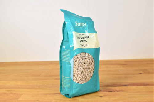 Suma Organic Sunflower Seeds Dried, Edible, available from Steenbergs UK online shop for organic plant based food.