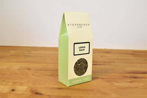 Steenbergs Lemon Balm Loose Leaf Herbal Tea from the Steenbergs UK online shop for loose leaf herbal teas.