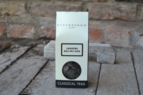 Steenbergs Jasmine Bai Mu Dan Tea Wheel, Chinese Flowering White Tea, from the Steenbergs UK online specialist tea shop