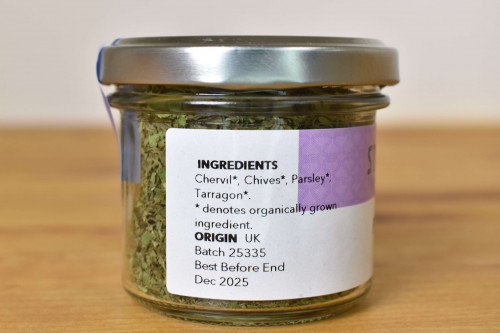 Steenbergs Organic Fines Herbes blended in Yorkshire at the Steenbergs spice factory.