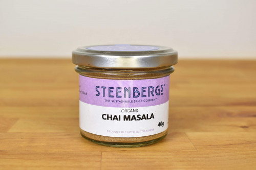 Buy Steenbergs Organic Masala Chai Spice Blend in Glass Jar from the Steenbergs UK online shop for chais and spice mixes.