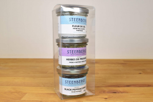 Steenbergs Organic French Seasonings Gift Stacker of 3 great all purpose seasonings