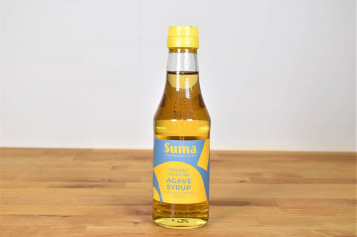 Suma Organic Agave Syrup 240ml from Mexico , glass jar, from the Steenbergs UK online shop for organic and vegan food.