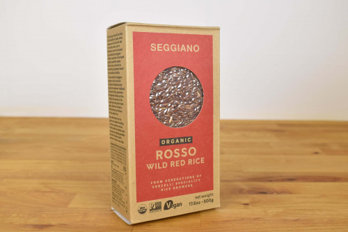 Seggiano Organic Italian Wild RED Rice 500g from the Steenbergs UK online shop for premium Italian rices and cooking ingredients.