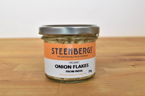Buy Steenbergs Organic Onion Flakes in Glass Jar from the Steenbergs UK specialists in sustainable, organic spices, seasonings and cooking ingredients.