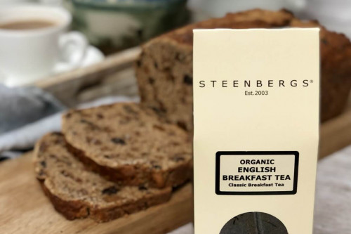 Steenbergs Organic English Breakfast Loose Leaf Tea from the Steenbergs UK online shop for organic loose leaf tea.