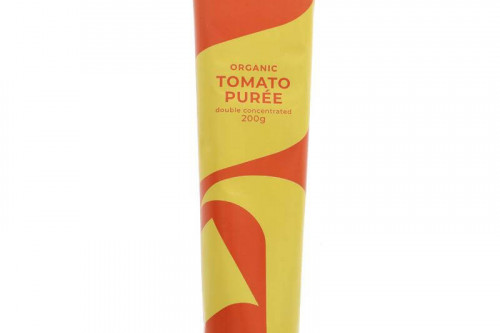 Suma Organic Tomato Puree, 200g from Steenbergs UK online shop for organic plant-based food.