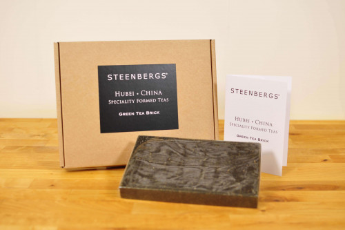Steenbergs Small Green Tea Brick, boxed, great gift for the tea conisseur from the Steenbergs UK online shop for green tea.