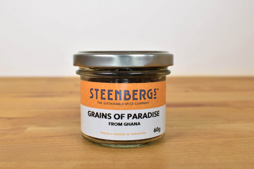 Steenbergs Grains of Paradise Spice in Glass Jar from the Steenbergs UK online shop for herbs and spices.
