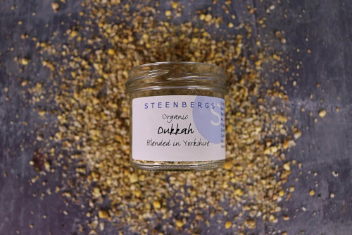 Buy Steenbergs Organic Dukkah spice blend has been created by Steenbergs and is blended and packed at our UK spice factory in North Yorkshire.
