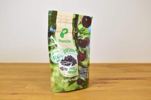 Buy Plantlife Organic Sour Cherries from the Steenbergs UK online shop for organic and vegan food and ingredients, along with the Steenbergs  Sustainable Spice Range.