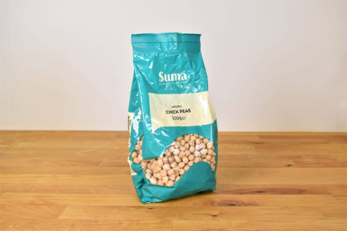 Buy Suma Organic Chickpeas Dried 500g from the Steenbergs UK online shop for organic ingredients.