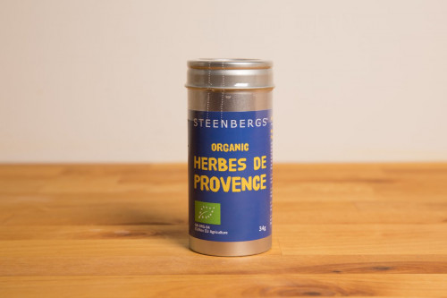 Steenbergs Organic Herbes de Provence in premium tin from the Steenbergs UK online shop for organic herb mixes.