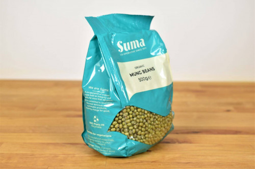 New look Suma Organic Mung Beans dried from the  Steenbergs UK online shop for organic vegan food.