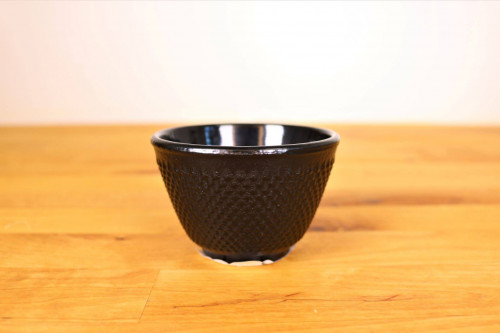 Black Cast Iron Chinese Tea Cup 0.1 Litres, no handles, from the Steenbergs UK online shop for loose leaf tea and tea accessories.