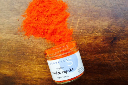 The intense colour of Steenbergs Spanish Organic Smoked Paprika is matched with its wonderful aroma.