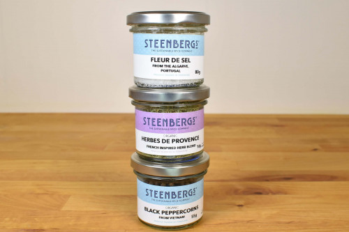 Steenbergs Organic French Seasonings Gift Stacker of 3 great all purpose seasonings
