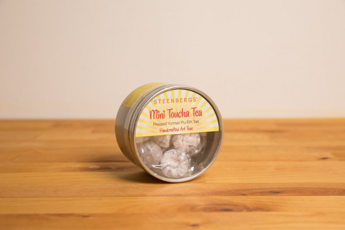 Mini Toucha Yunnan pu-erh Tea balls - 20 pellets from the Steenbergs UK online shop for Chinese teas and loose leaf tea.