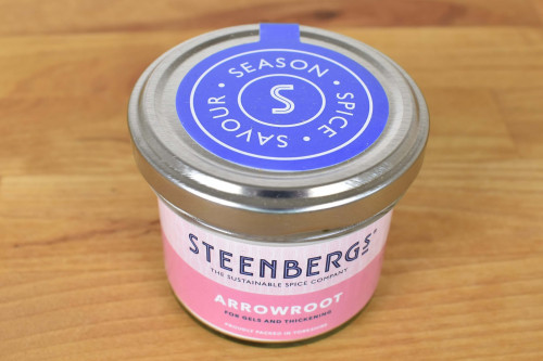 Arrowroot, part of the Steenbergs UK range of baking ingredients and flavours.