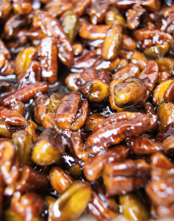 Rose water candied nuts Recipe
