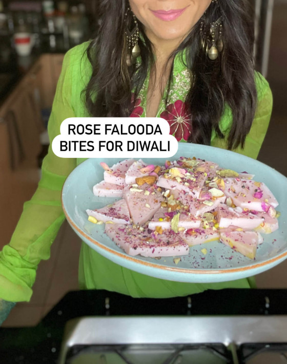 Rose Falooda Bites recipe