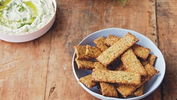 Carrot and Coriander Cracker Biscuits with Mustard and Anise seeds Recipe