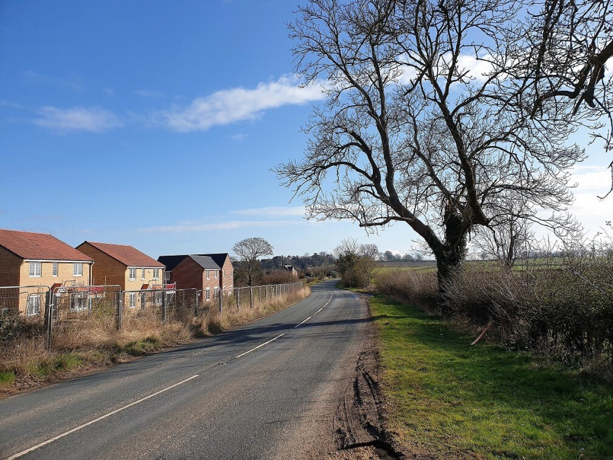 View Towards Chapel Hill With Aldborough Gate Housing Being Built And Fields To South View Towards Chapel Hill With Aldborough Gate Housing Being Built And Fields To South