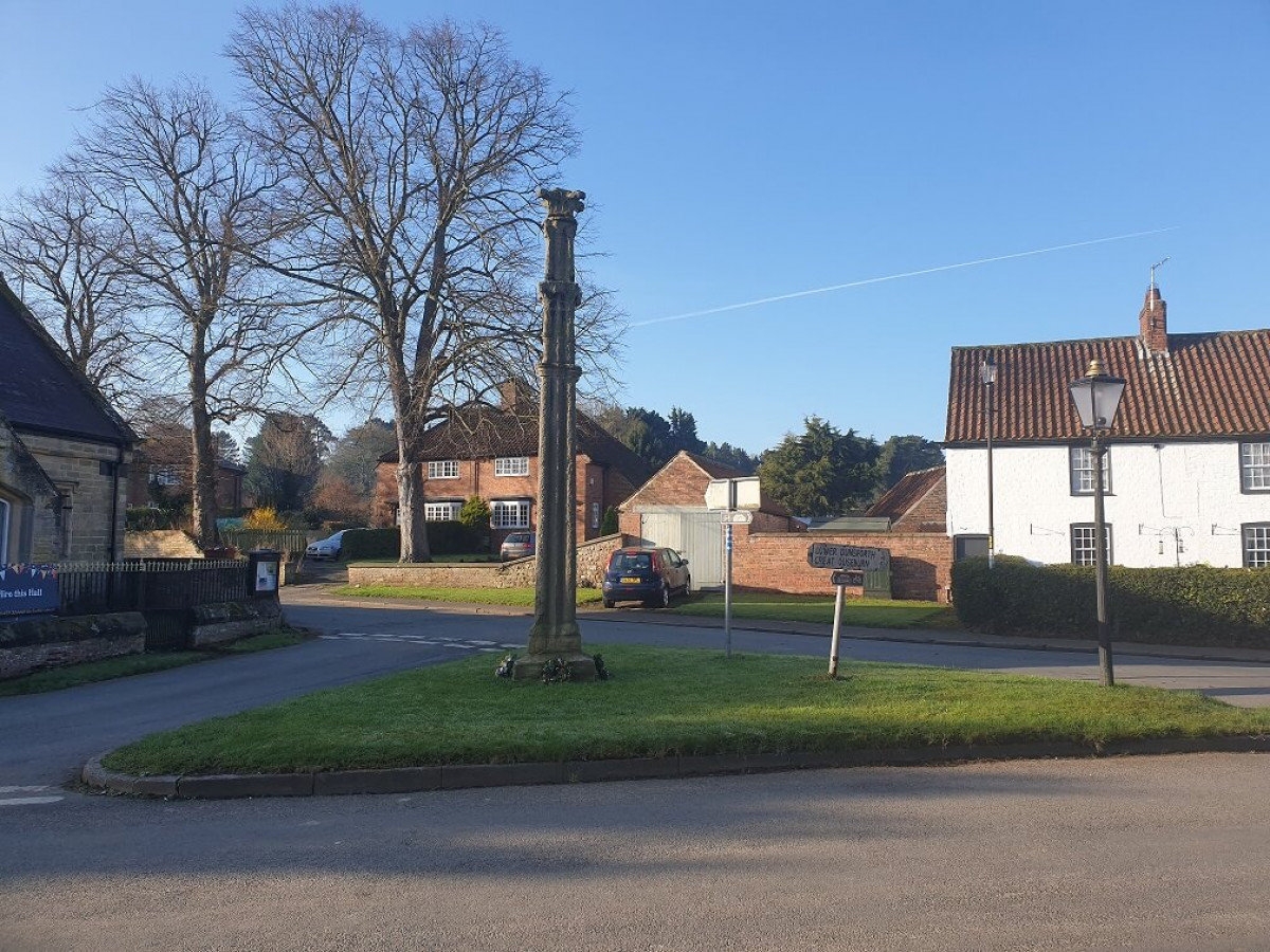 Battle Cross Commemorating Battle of Boroughbridge, 1322 Battle Cross Commemorating Battle of Boroughbridge, 1322