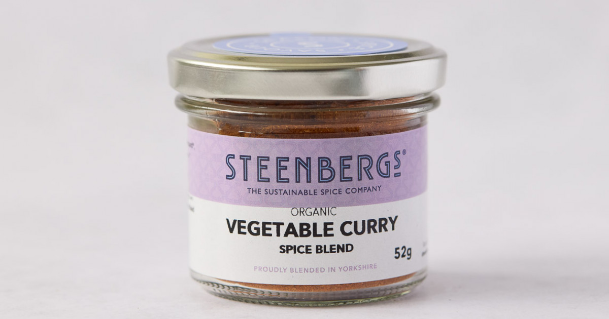 Organic Vegetable Curry Powder Standard 52g Steenbergs