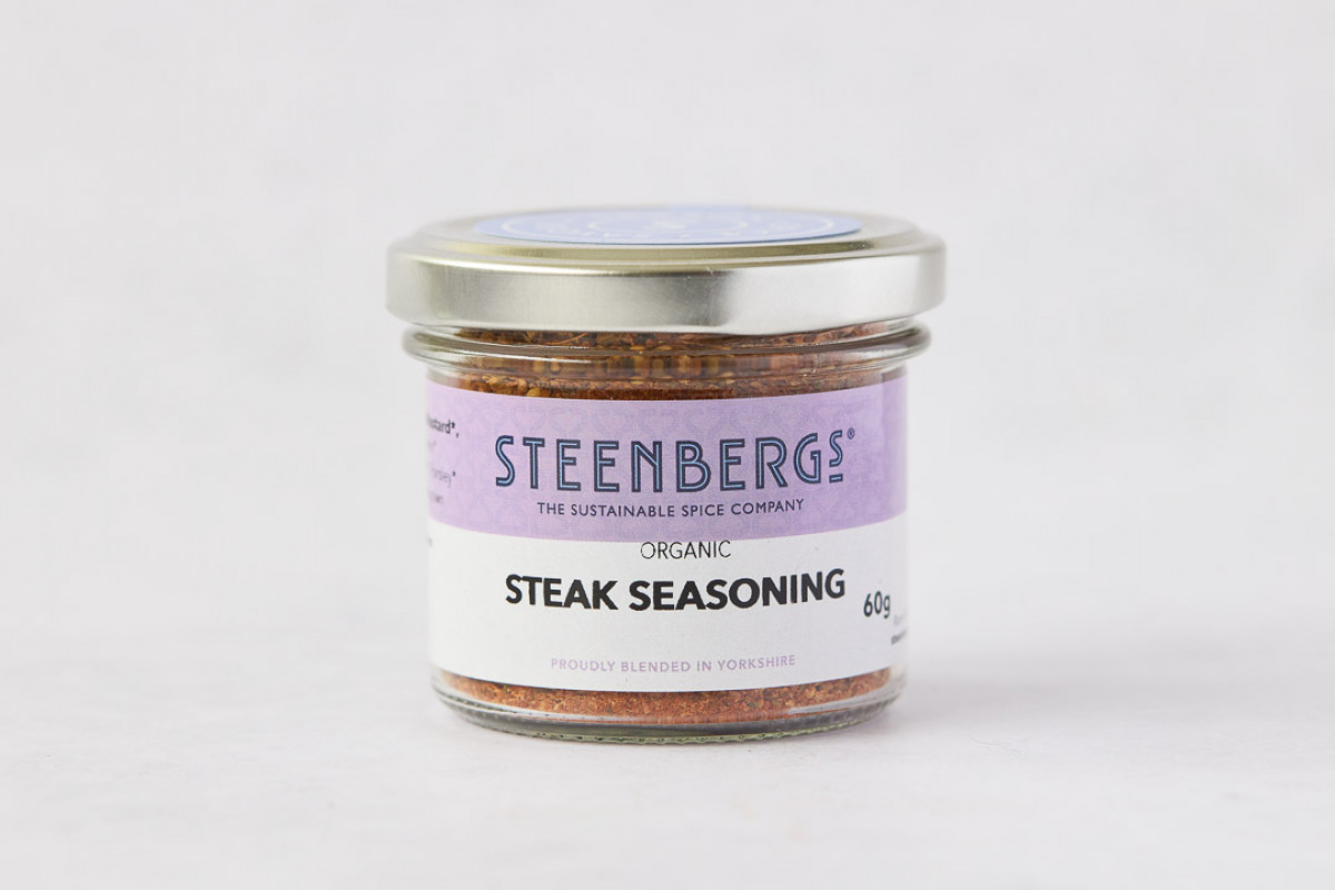 Organic Steak Seasoning 60g Steenbergs