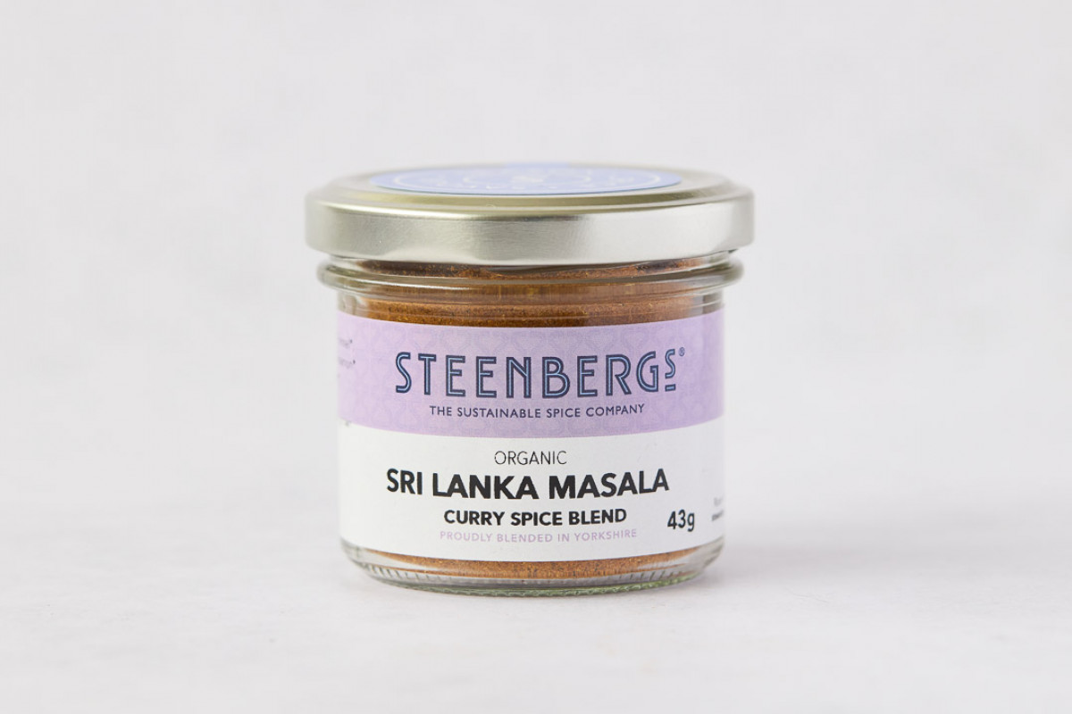 Organic Sri Lanka Masala Curry Mix Standard 43g Steenbergs