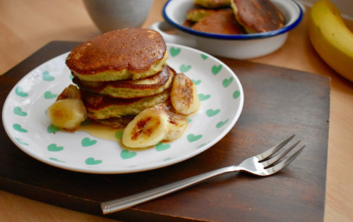 Recipe for Speedy Vanilla Banana Pancakes