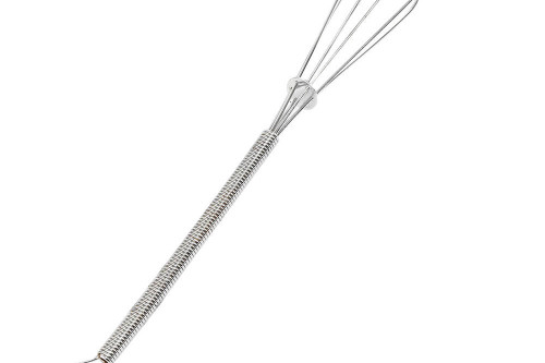 Mini Stainless Steel Whisk from Steenbergs UK online store for cooking and baking ingredients.