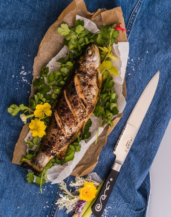 Asian Grilled Whole Trout Recipe