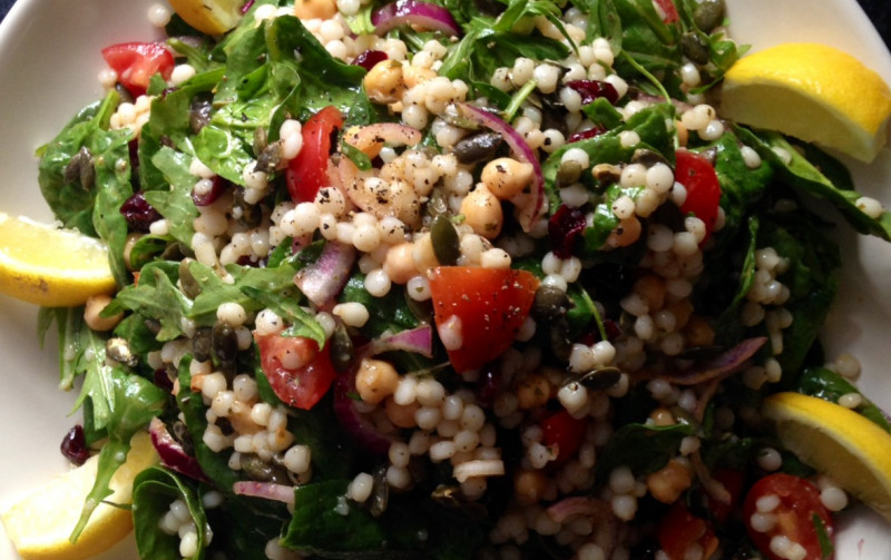 Giant Couscous and Chickpea salad recipe